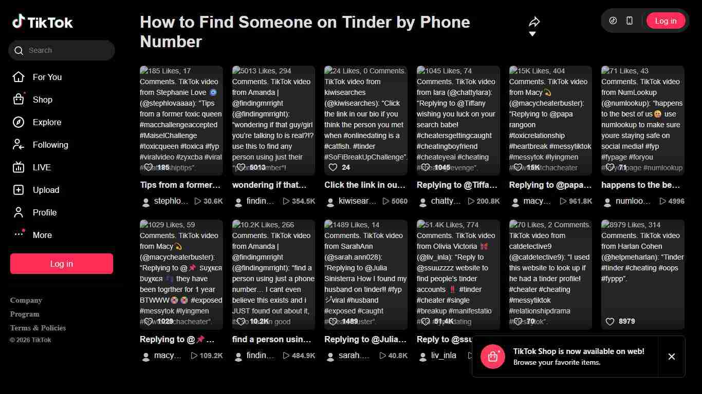 How to Find Someone on Tinder by Phone Number TikTok